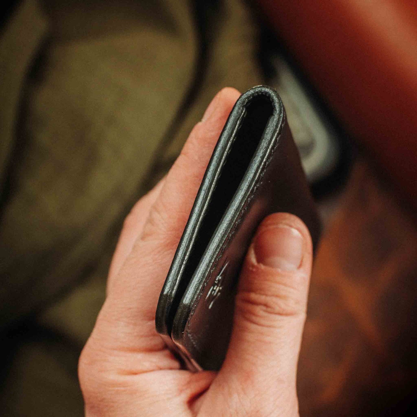 Slim Bifold Wallet - Buccaneer | Minimalist Card Holder | Handcrafted EDC