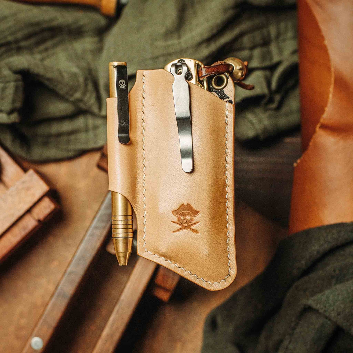 Knife Sheath - Sailor v3 | Leather EDC | Pocket Knife Holder