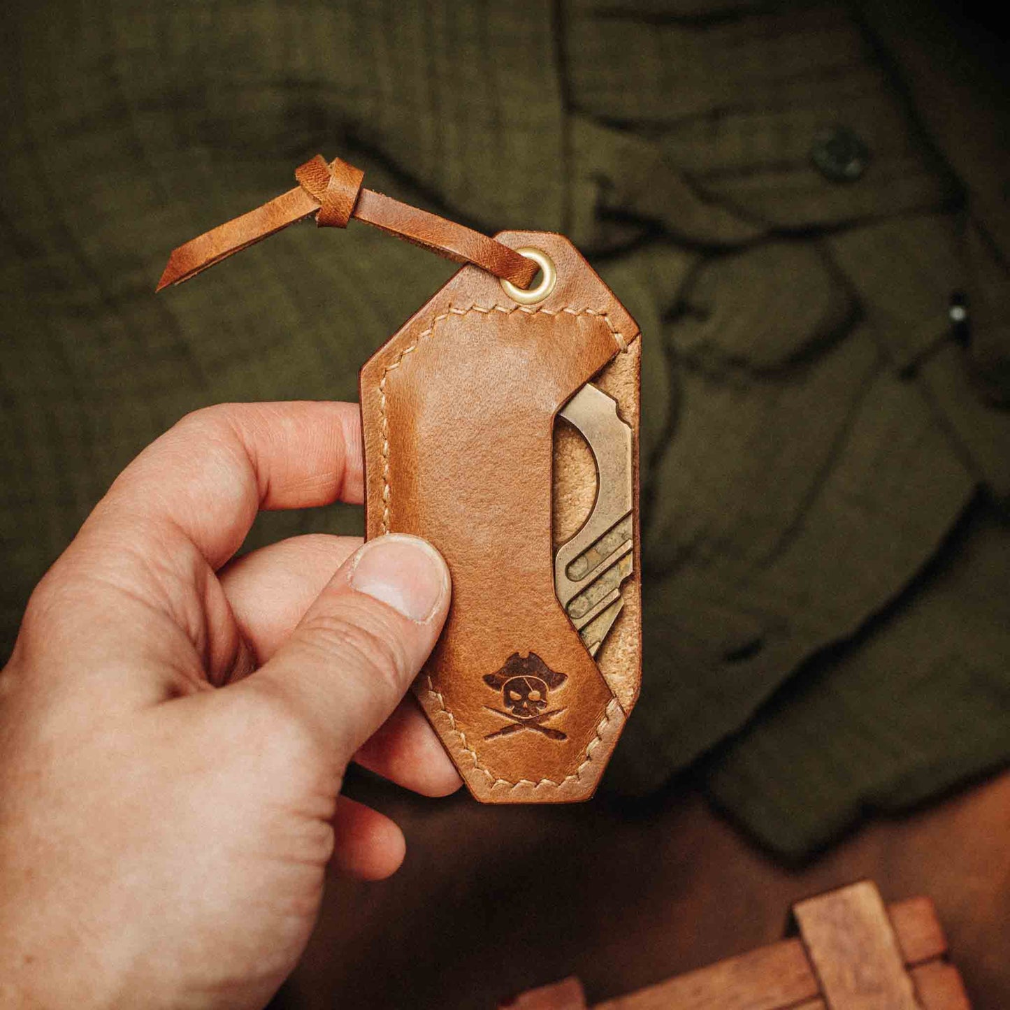 Pharaoh Bottle Opener Holder - King’s Pocket | Leather Case | Pharaoh Accessory