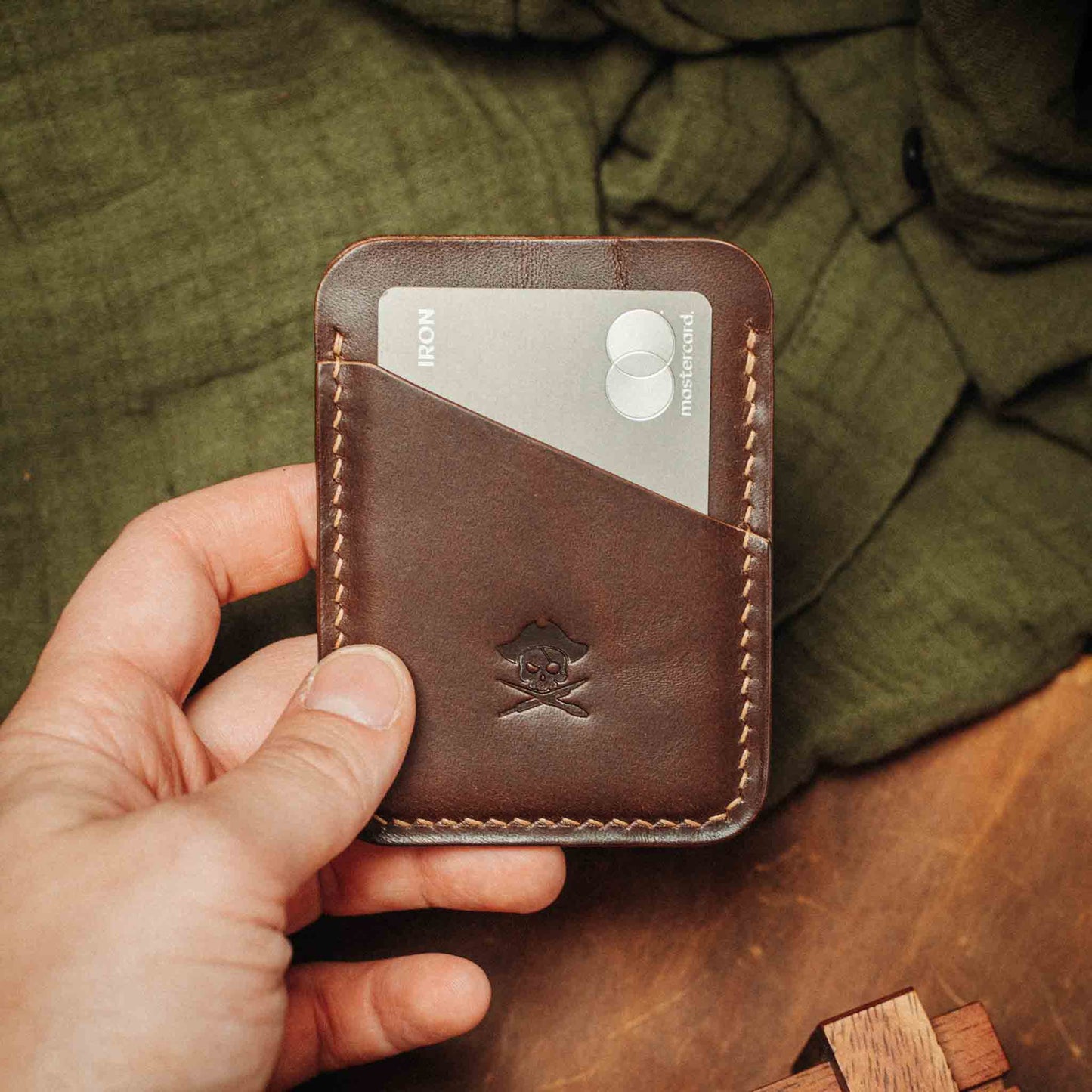 Slim Leather Wallet - Boatswain v3 | Minimalist Card Holder | EDC