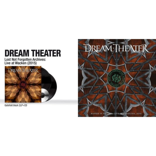 Dream Theater - Lost Not Forgotten Archives: Master Of Puppets-Live In Barcelona 2002 (3LP/Import) & Lost Not Forgotten Archives: Live At Wacken (2015) (2LP/CD)