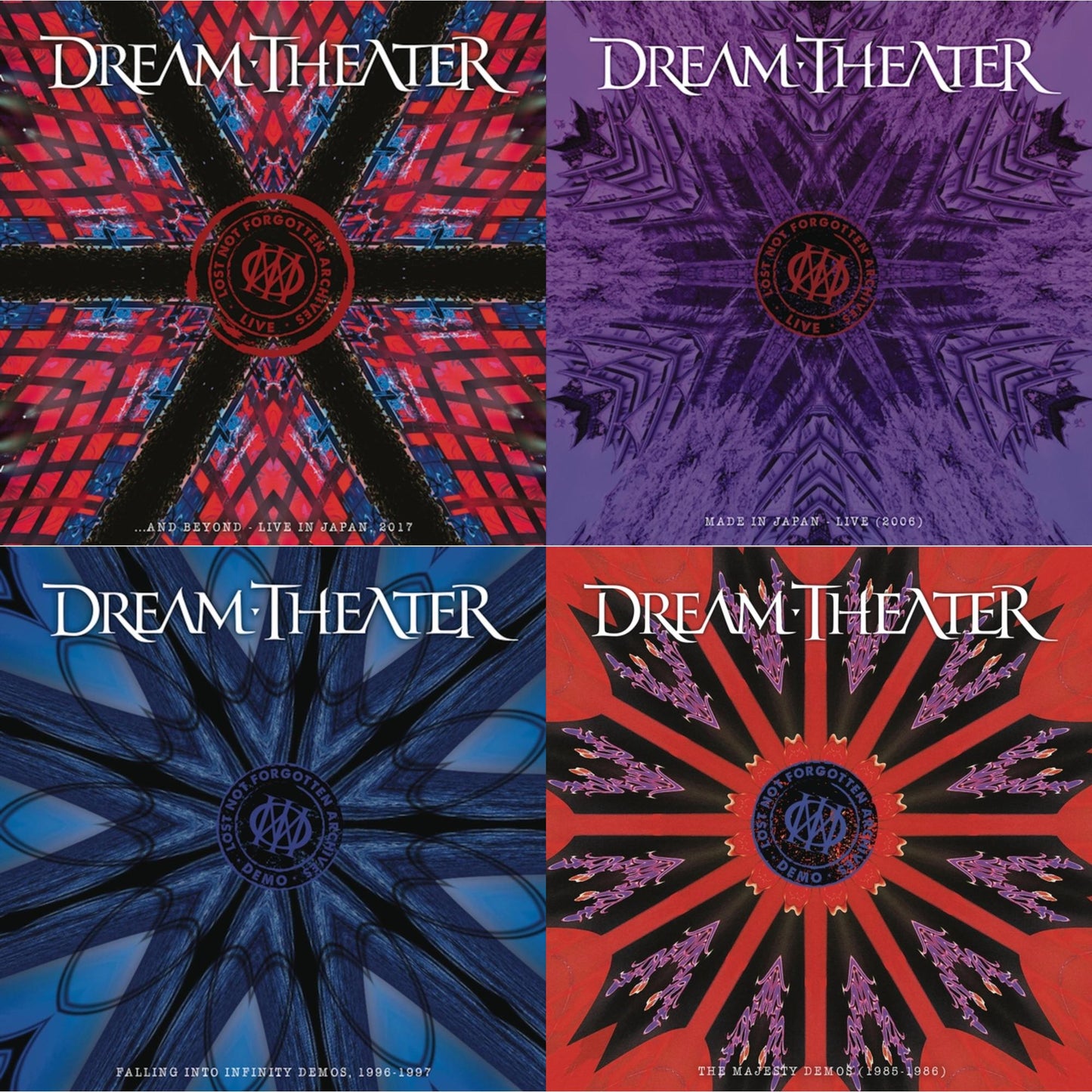 Dream Theater - Lost Not Forgotten Archives: ... & Beyond - Live In Japan, 2017 (2LP/CD) & Lost Not Forgotten Archives: Made In Japan - Live (2006) (2LP/CD) & Lost Not Forgotten Archives: Falling Into Infinity Demos, 1996-1997 (3LP/2CD) & Lost Not