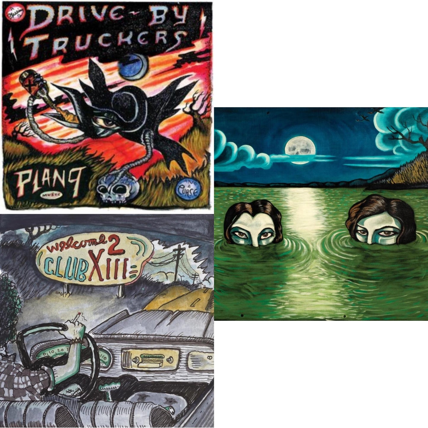 Plan 9 Records July 13, 2006 (3LP) & Welcome 2 Club Xiii & English Oceans (10-Year Edition) (2LP/Sea-Glass Blue W/ D-Side Etching)