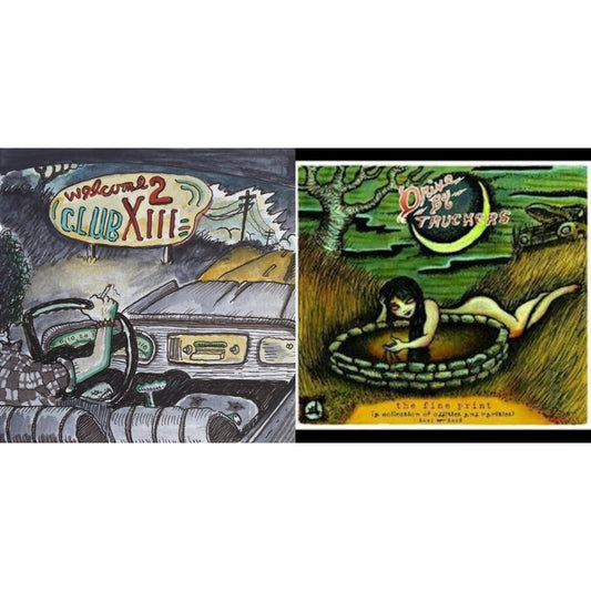 Drive-By Truckers - Fine Print (Clear With Green Splatter Vinyl/Limited Edition/2LP/180G) & Welcome 2 Club Xiii