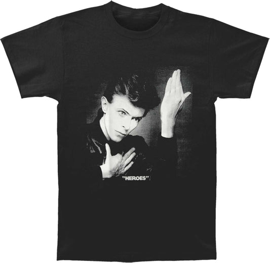 David Bowie Heroes Album Mens T-shirt- Officially Licensed - New