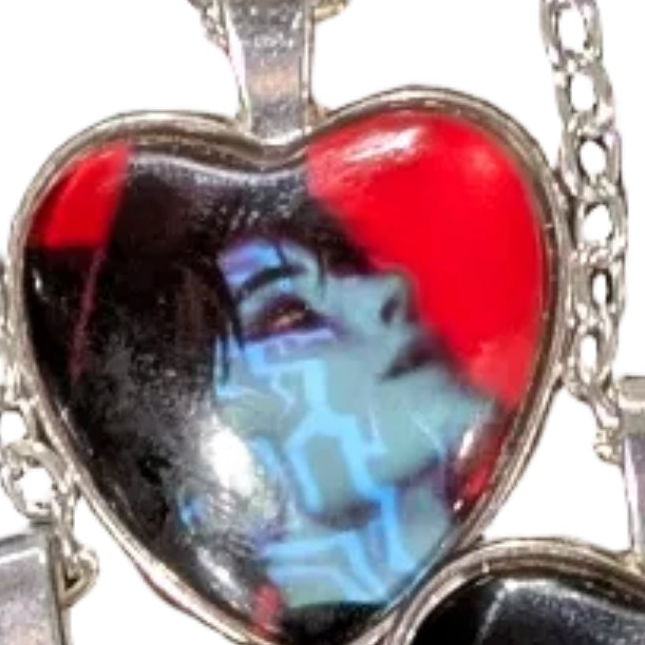 K-POP DEMON HUNTERS Heart Pendant Necklace – Character Art Collection