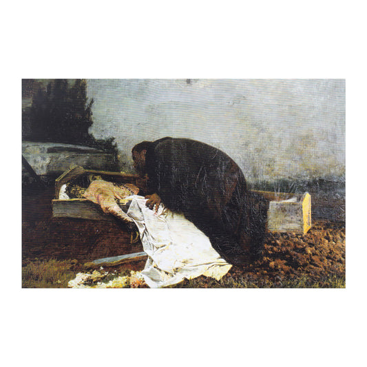 "Der Hass" [Hatred] by Pietro Pajetta Matte Poster