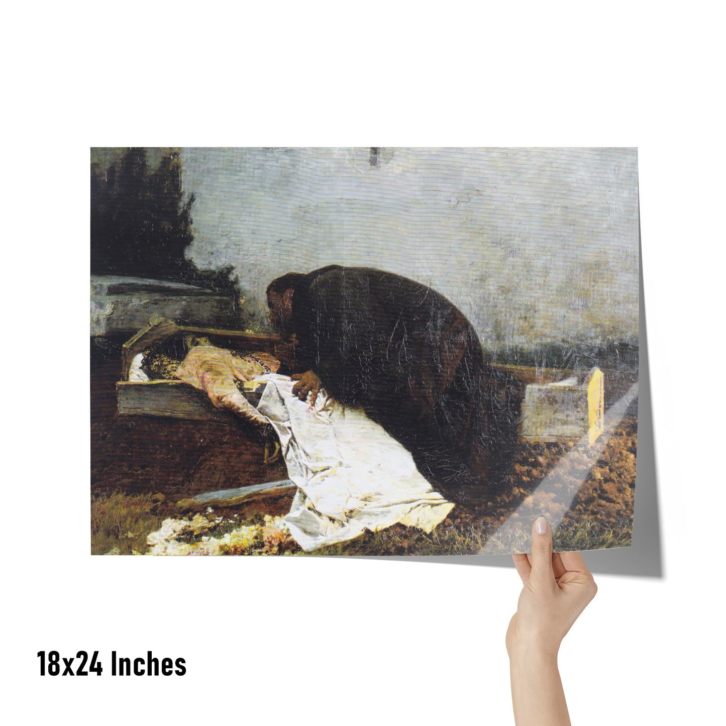 "Der Hass" [Hatred] by Pietro Pajetta Matte Poster