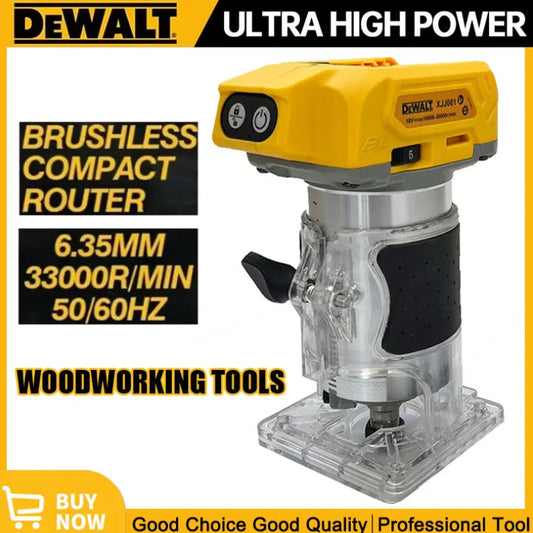 Dewalt Brushless 33000RPM Electric Trimmer Cordless Woodworking Trimming Machine Wood Router Milling Engraving Slotting Machine - Premium  from Lizard Vigilante - Just $112.99! Shop now at Lizard Vigilante