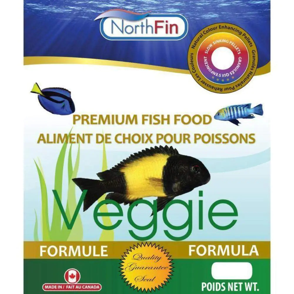 Northfin Fish Food Veggie Formula Slow Sinking Pellets (1mm 500g)