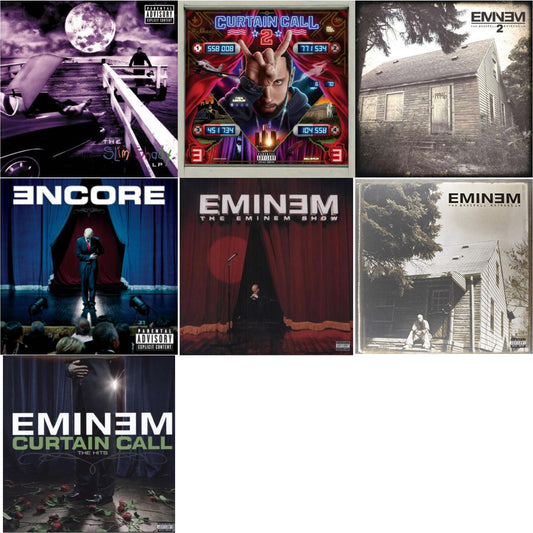 Curtain Call 2 (2LP) & Encore & Curtain Call: Hits & Marshall Mathers LP 2 & Slim Shady LP & Marshall Mathers LP & Eminem Show