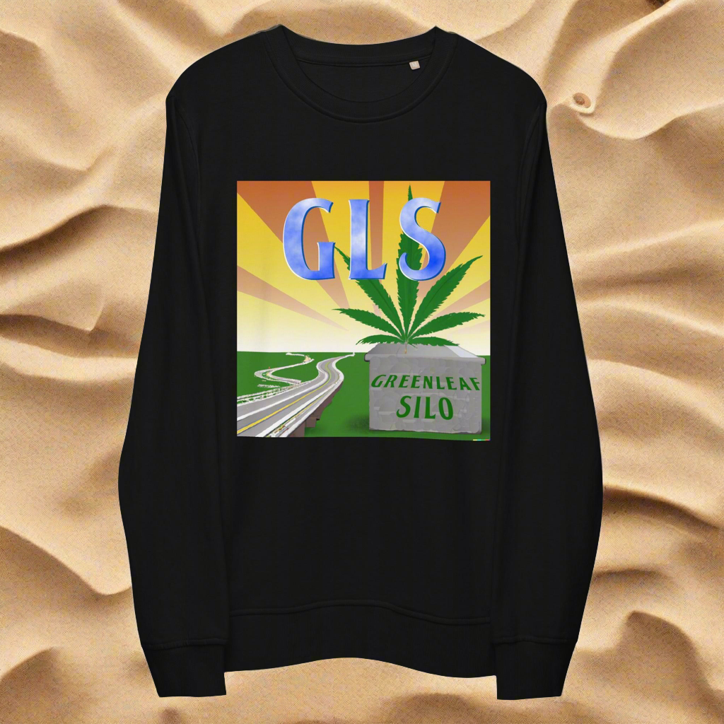 GLS Unisex organic pot sweatshirt / GreenLeaf Silo Weed Shirt - Premium  from Lizard Vigilante - Just $35.95! Shop now at Lizard Vigilante