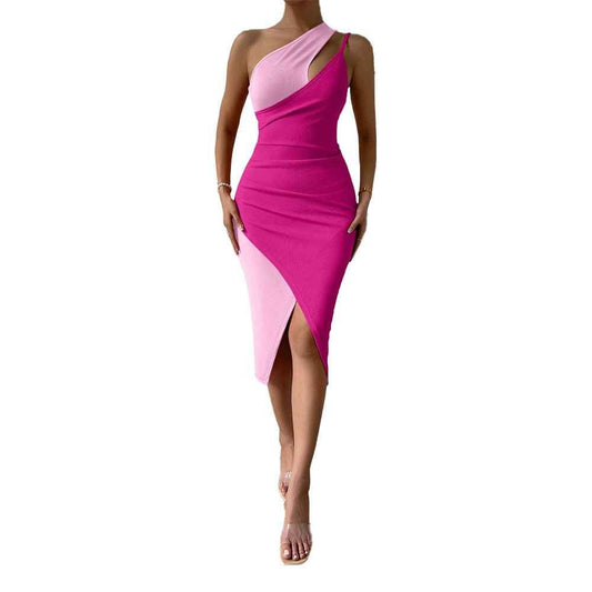 European Hollow-Out : Hip Hugging Skirt Dress