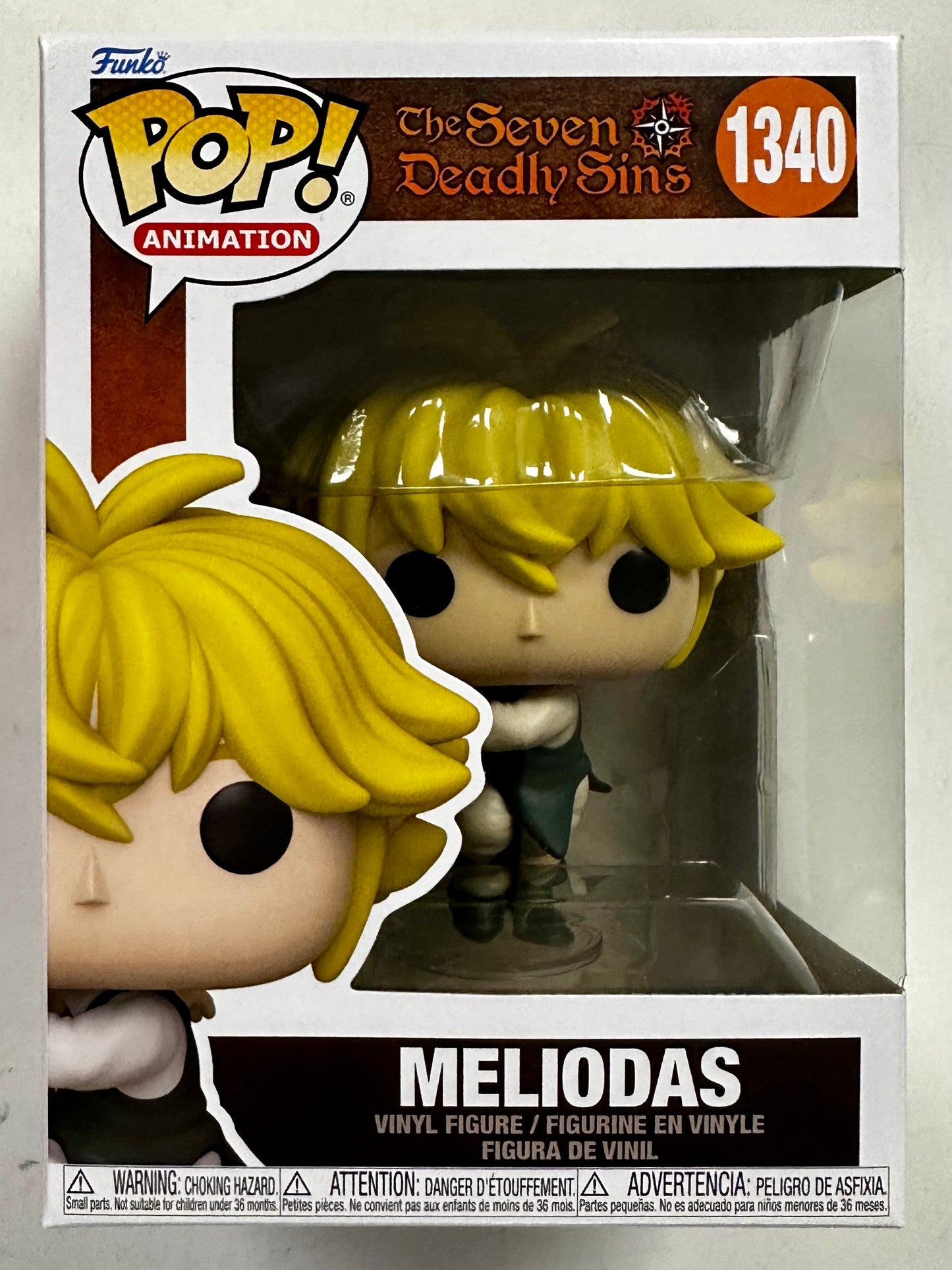 Funko Pop! Animation Meliodas (Full Counter) #1340 Seven Deadly Sins Captain 2023