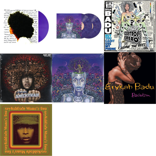 Worldwide Underground (Purple LP Vinyl) & New Amerykah Part Two (Return Of The Ankh) (Violet Vinyl/2LP) & But You Caint Use My Phone (Purple LP Vinyl) & New Amerykah Part 1: 4Th World War & New Amerykah Part 2: Return Of Ankh & Baduizm & Mama's Gun