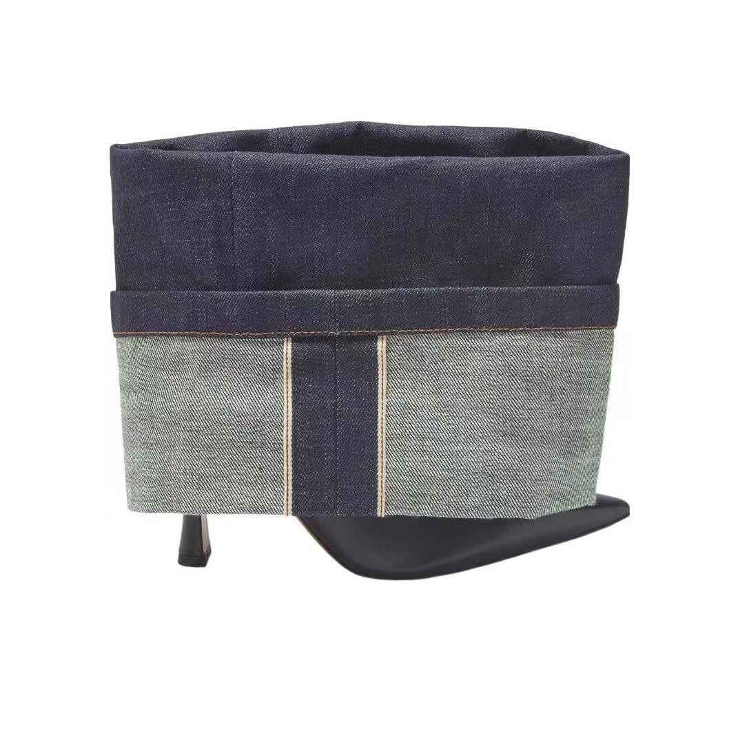 Women's Demin Pointer Toe : High Heel