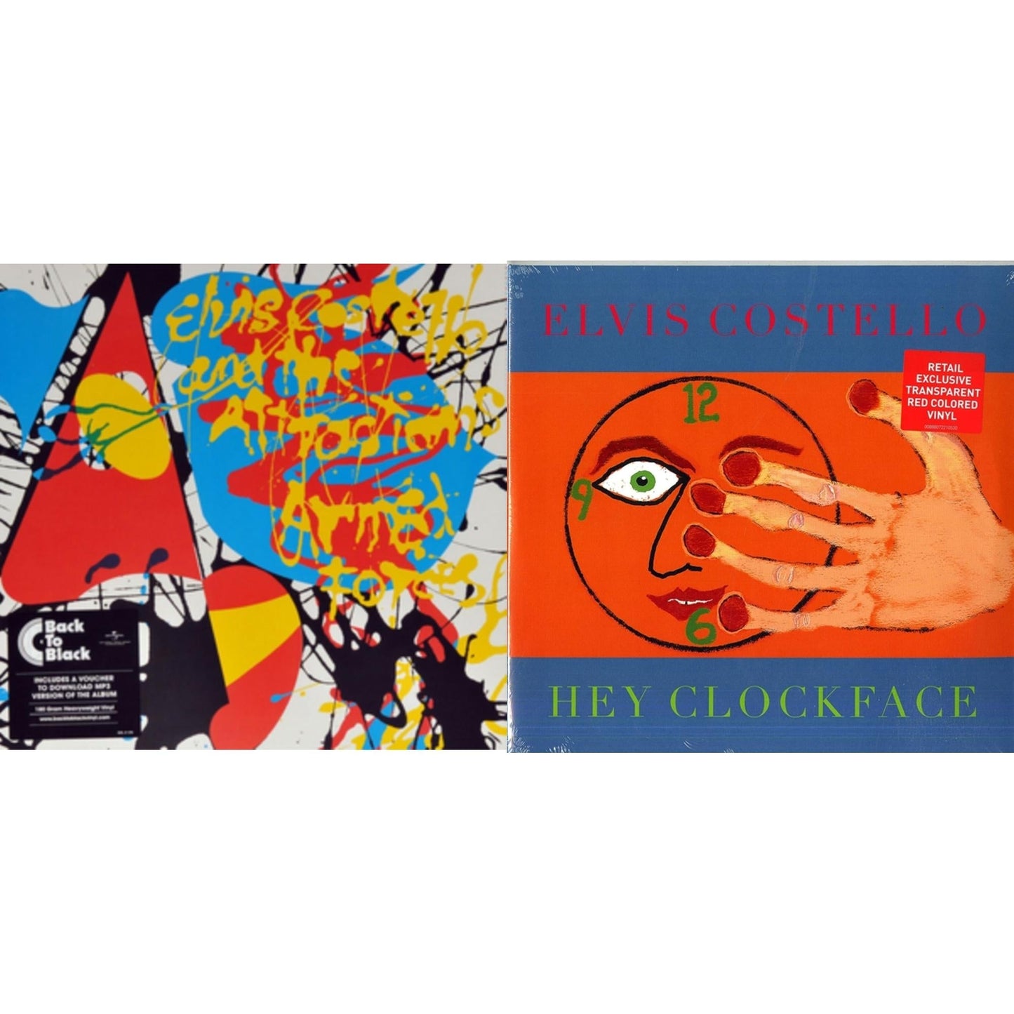 Armed Forces (Includes Live At Hollywood High Ep) (180G) & Hey Clockface (Transparent Red Vinyl/2LP) (I)