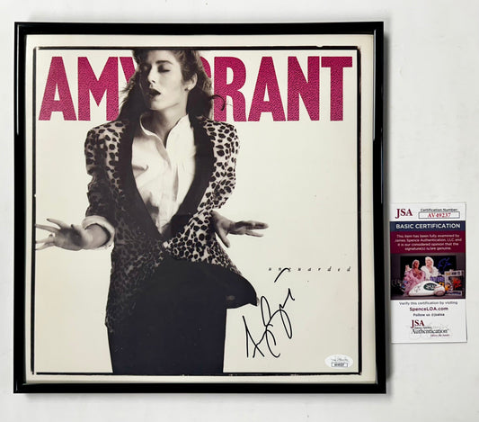Amy Grant Signed & Framed “Unguarded” Vinyl Variant With JSA COA
