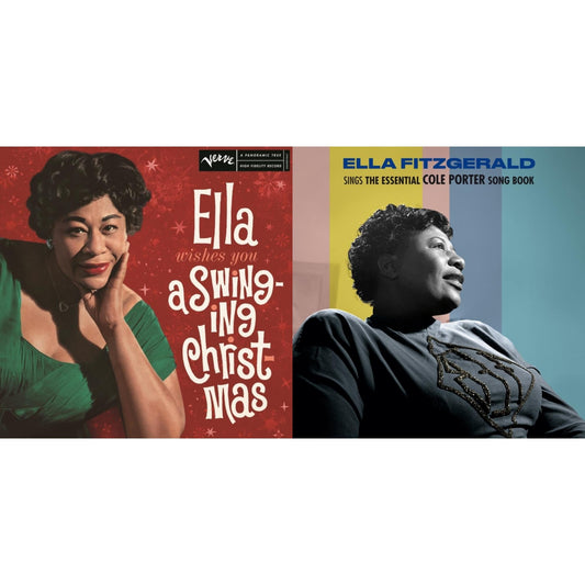 Ella Wishes You A Swinging Christmas (Ruby Red LP Vinyl) & Sings The Essential Cole Porter Song Book (Yellow LP Vinyl)