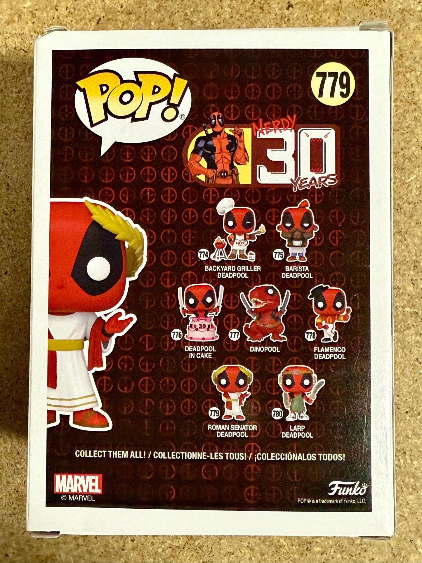 TJ Miller “Weasel” Signed Roman Senator Deadpool Funko Pop #779 With JSA COA