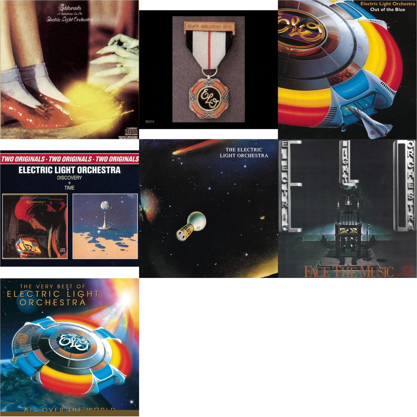 Greatest Hits & All Over The World: Very Best Of & Out Of The Blue & Discovery & Elo 2 & Face The Music & Eldorado