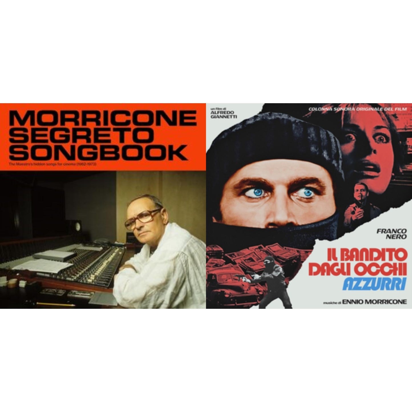 Blue-Eyed Bandit (Il Bandito Dagli Occhi Azzurri) Ost (Blue LP Vinyl) (Rsd) & Morricone Segreto Songbook (1962-1973) (2LP)