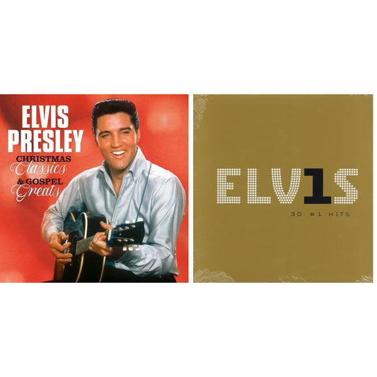 Elvis Presley - Christmas Classics & Gospel Greats (Ams Exclusive) (Snowy White LP Vinyl) & Elvis 30 #1 Hits (2LP/180G)