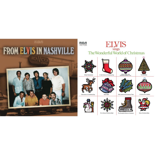 From Elvis In Nashville (2LP) & Elvis Sings The Wonderful World Of Christmas