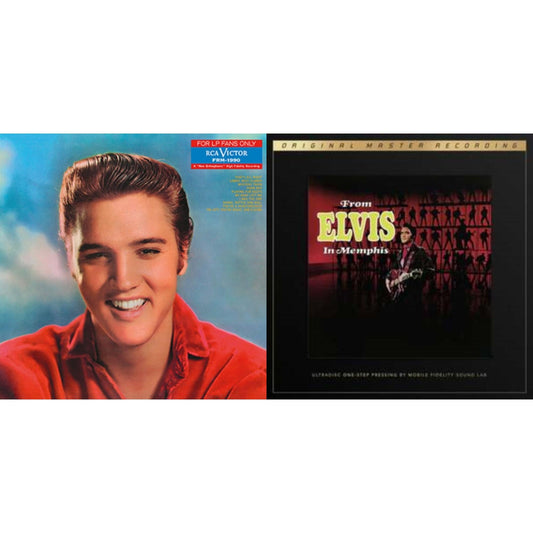 Elvis Presley - From Elvis In Memphis (2LP/180G/45RPM Supervinyl Ultradisc One-Step/Original Masters/Limited) & For LP Fans Only (Translucent Blue Vinyl/180G)
