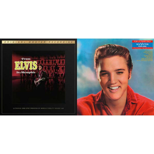 From Elvis In Memphis (2LP/180G/45RPM Supervinyl Ultradisc One-Step/Original Masters/Limited) & For LP Fans Only (Translucent Blue Vinyl/180G)