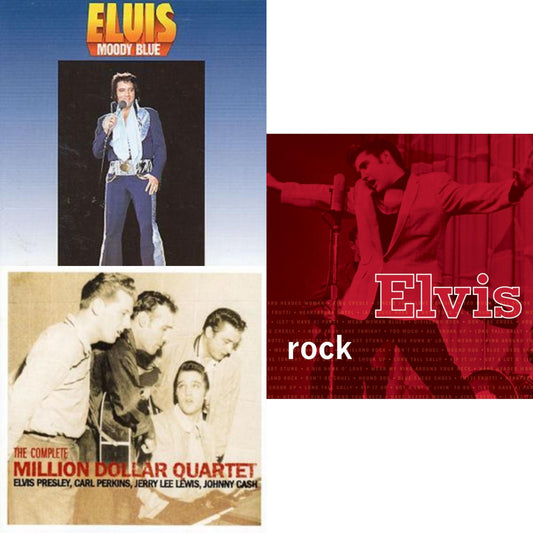 Moody Blue & Complete Million Dollar Quartet & Elvis Rock