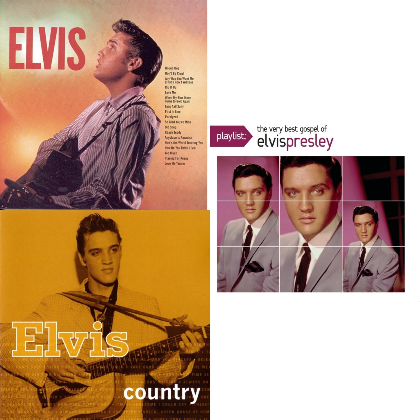 Elvis & Elvis Country & Playlist: Very Best Gospel Of Elvis Presley