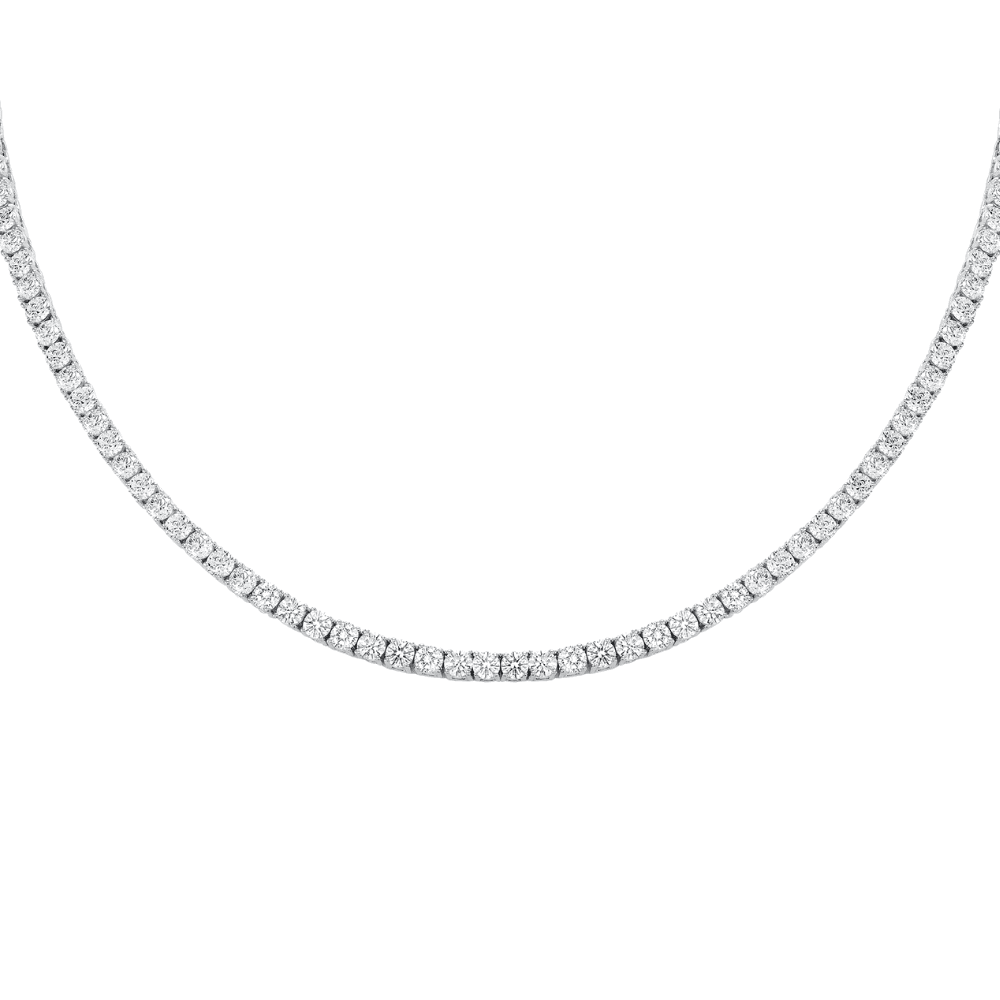 Elegant Cubic Zirconia Choker Tennis Necklace