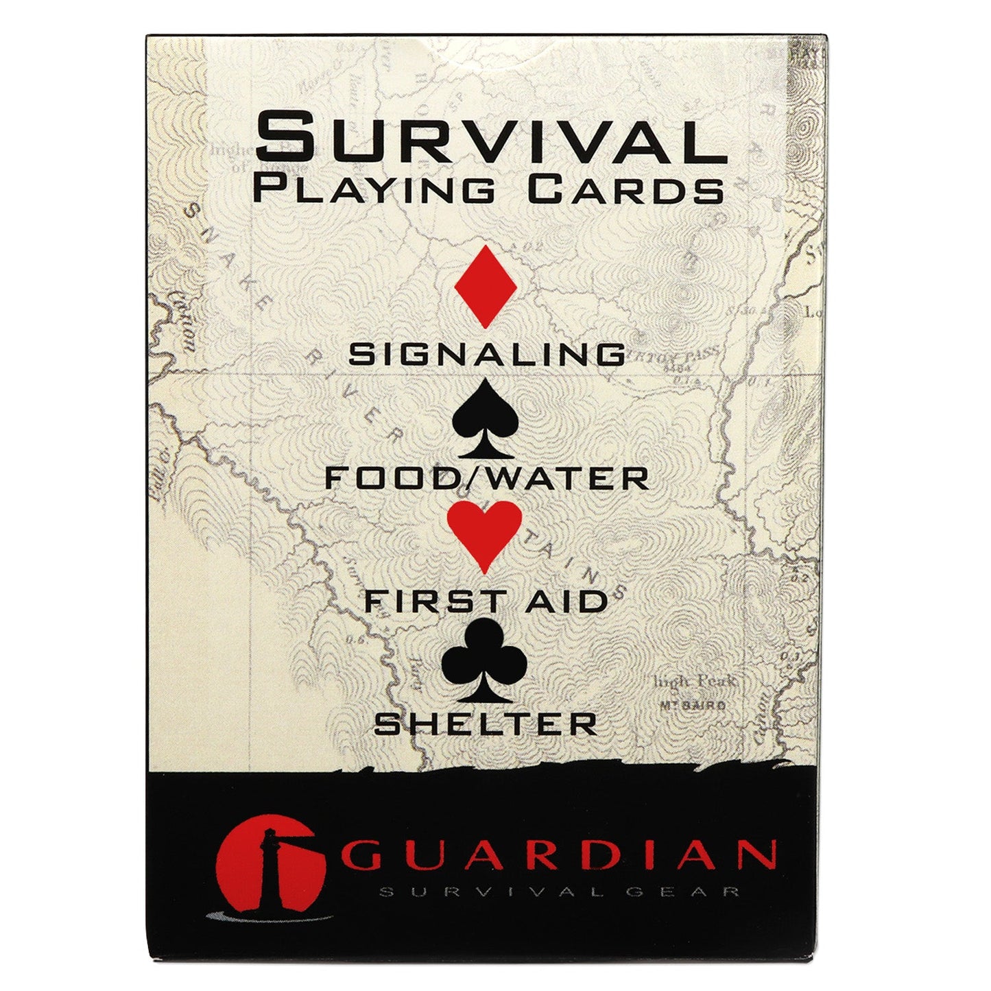 Quake Kits Survival Playing Cards | Essential Skills on Every Card