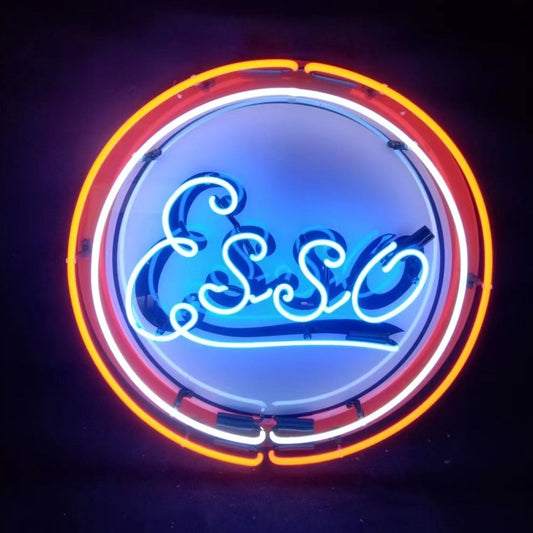 Vintage Style Esso Logo Neon Signs Light