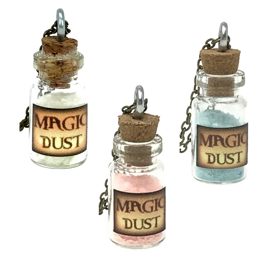 Magic dust kawaii pastel goth glowing necklace