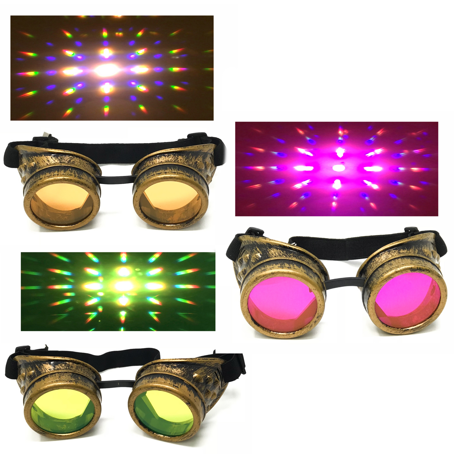 Dystopian trippy goggles
