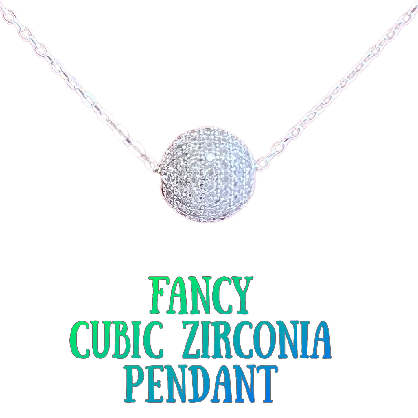 Ethereal gold or silver sun ball necklace