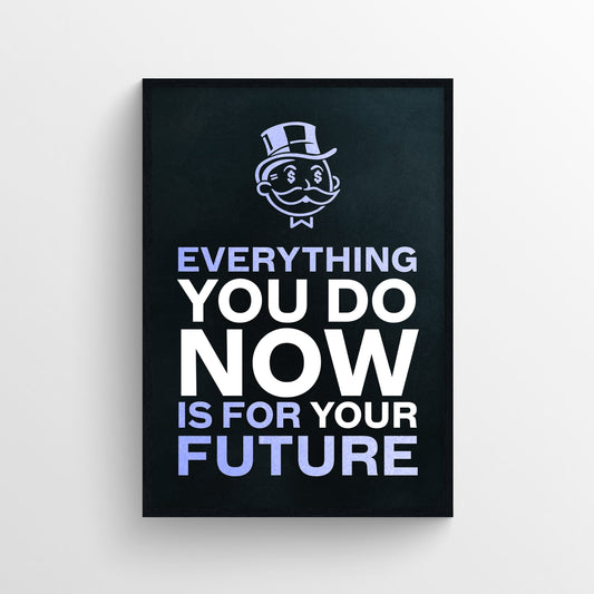 Everything Now is for Your Future Poster