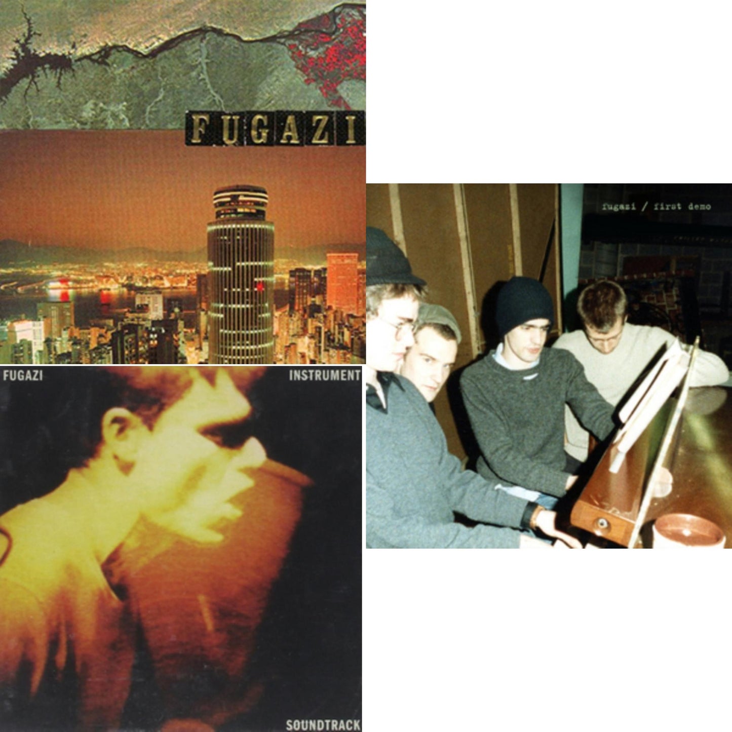 Fugazi - First Demo & End Hits & Instrument Soundtrack - LP Vinyl Bundle