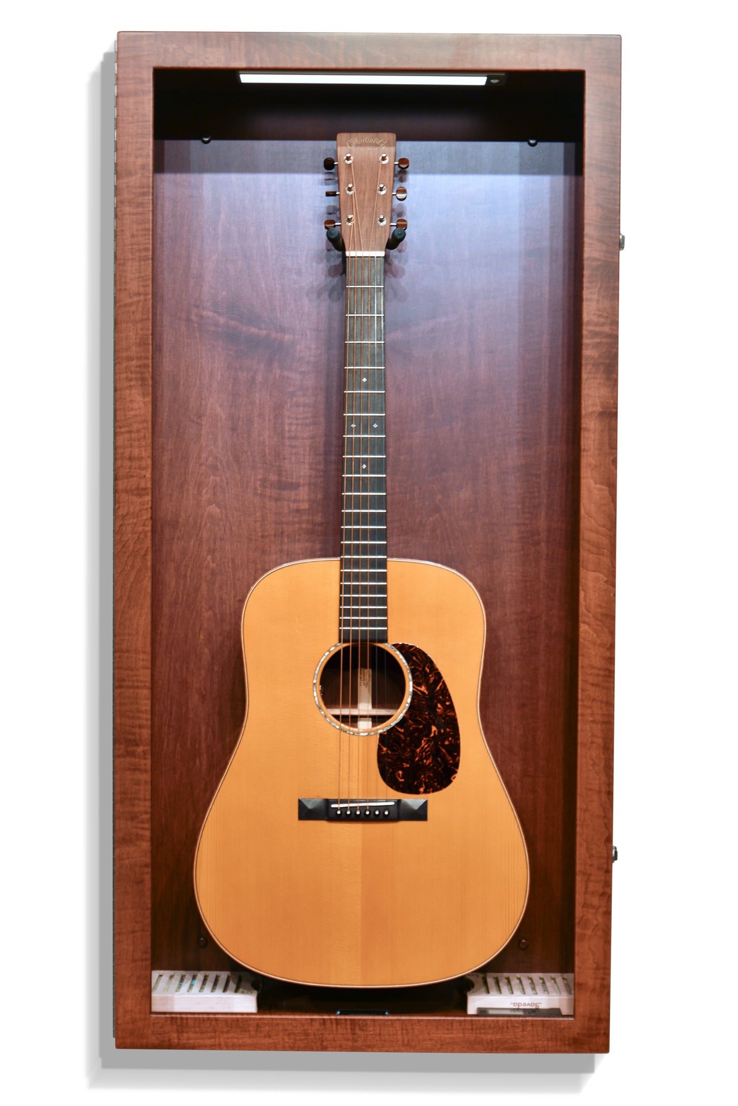 ClimaCase Rectangle Humidor - Flamed Maple with Acres Stain