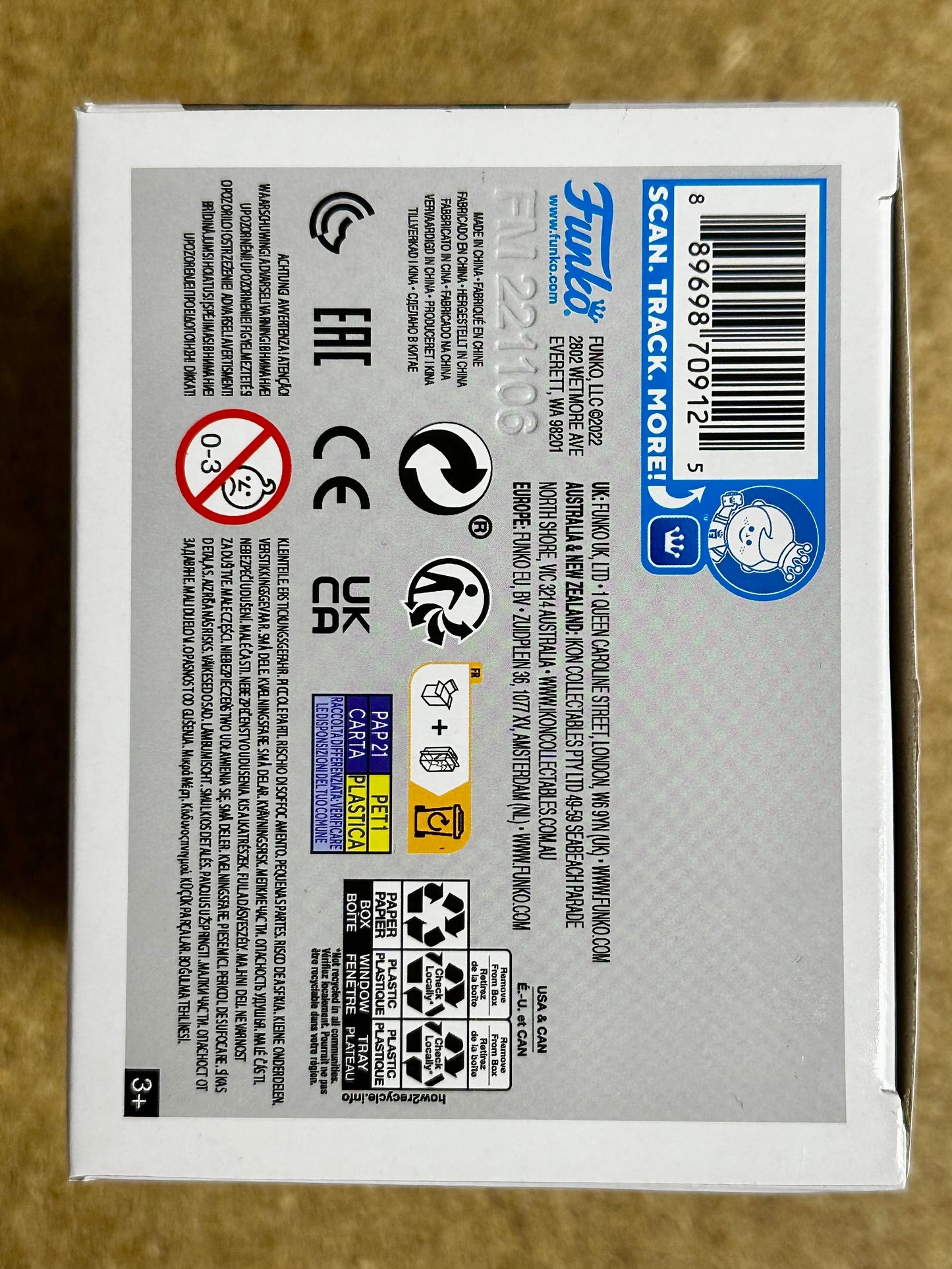Bianca Belair Signed WWE Women Wrestling EST (WM37) Funko Pop! #108 With JSA COA