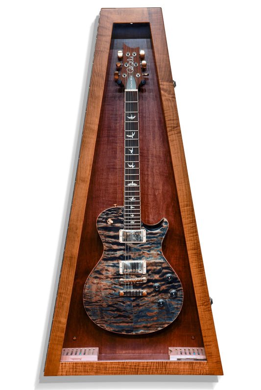 ClimaCase Triangle Humidor - Flamed Maple with Boston Stain