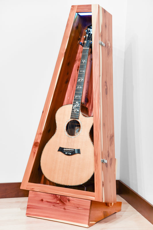 ClimaStand Triangle Humidor with Base - Cedar