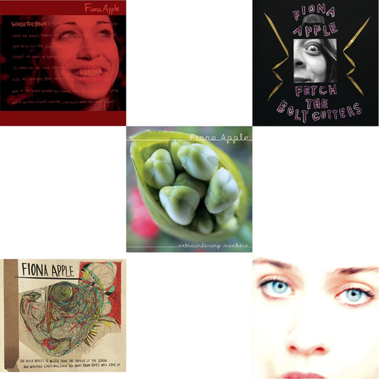 Fiona Apple - Fetch The Bolt Cutters & Idler Wheel Is Wiser Than The Driver & Extraordinary Machine & When The Pawn & Tidal - CD Bundle