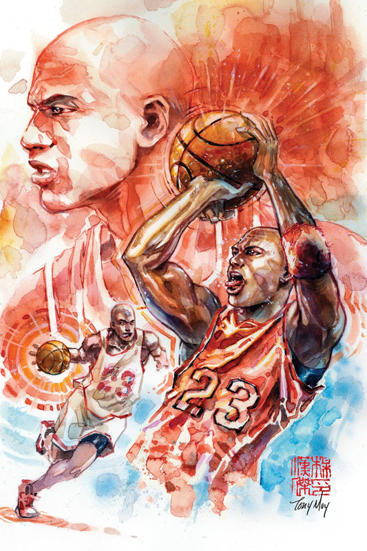 [VIRGIN] FAME MICHAEL JORDAN UNKNOWN COMICS TONY MOY EXCLUSIVE [C2E2] VIRGIN VAR LIMITED TO 50