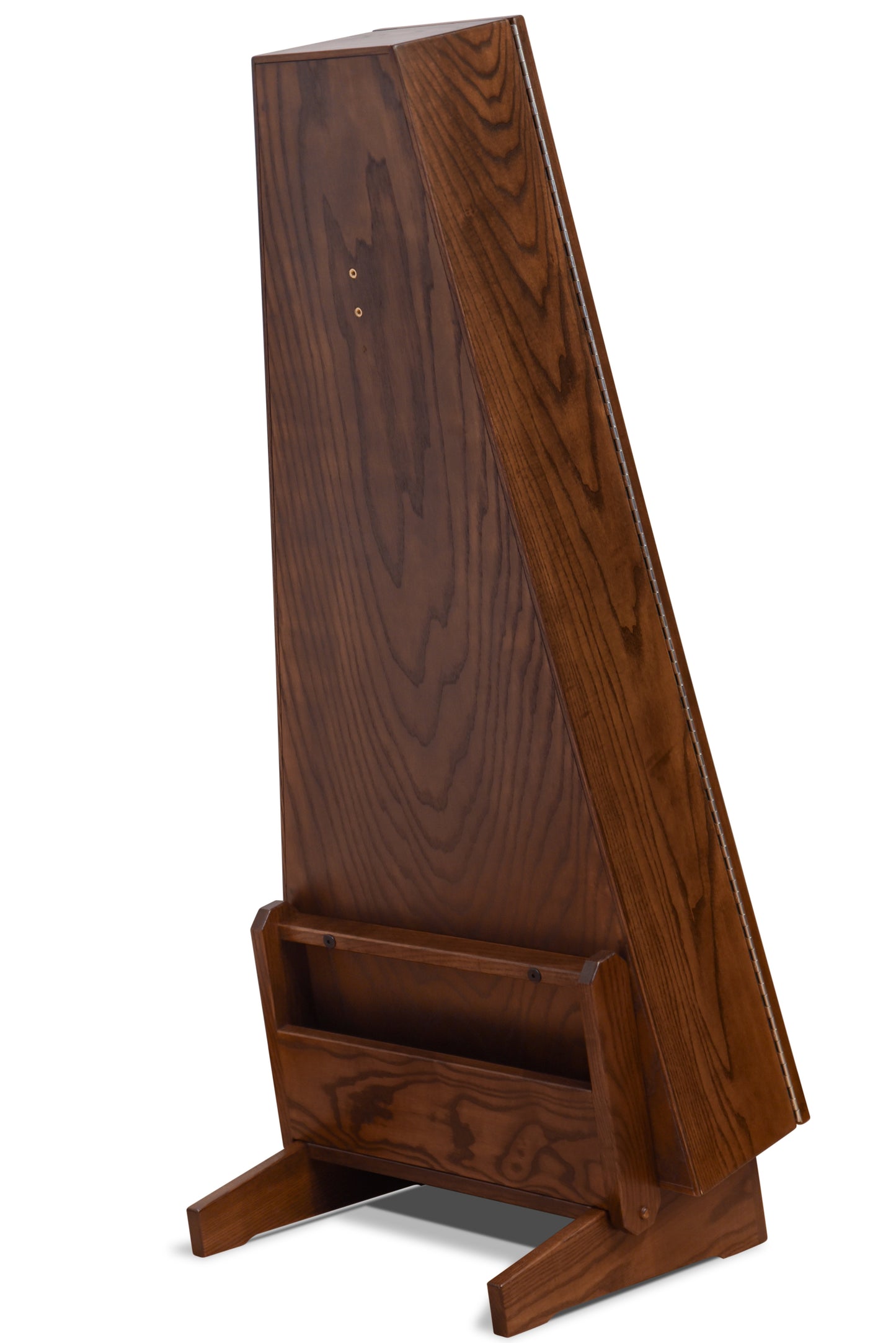 ClimaStand Triangle Humidor with Base - Northern White Ash with Coffee Stain