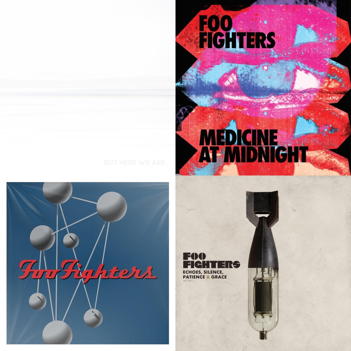 Medicine At Midnight (140G) & But Here We Are & Echoes Silence Patience & Grace & Colour & The Shape (2LP/Dl Card)