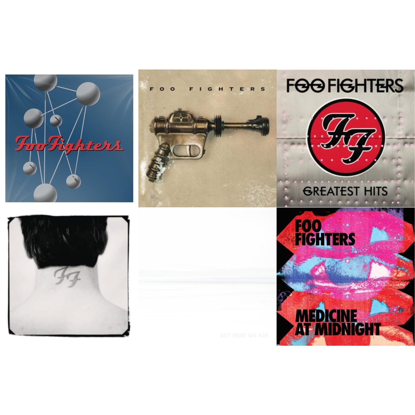 Foo Fighters - Colour & The Shape (2LP/Dl Card) & Foo Fighters (Dl Card) & Greatest Hits (2LP/Dl Card/Gatefold) & There Is Nothing Left To Lose (2LP/Dl Card) & But Here We Are & Medicine At Midnight (140G)