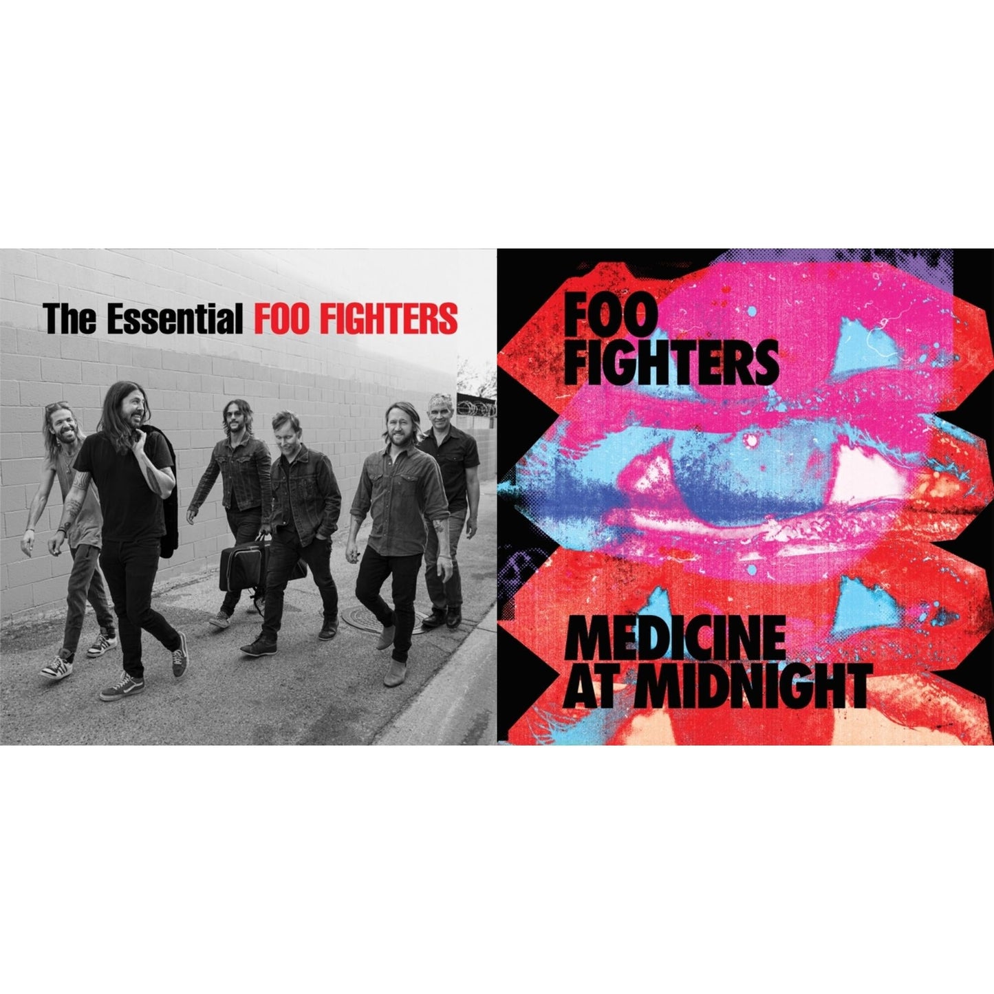 Foo Fighters - Medicine At Midnight (140G) & Essential Foo Fighters - LP Vinyl Bundle
